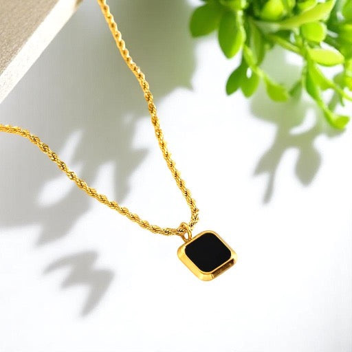 Men in Black 18k Gold Plated Necklace