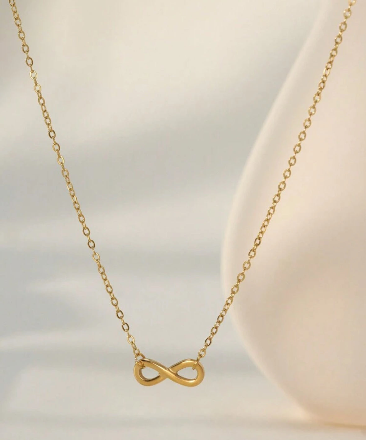 Infinity 18k Gold Plated Necklace
