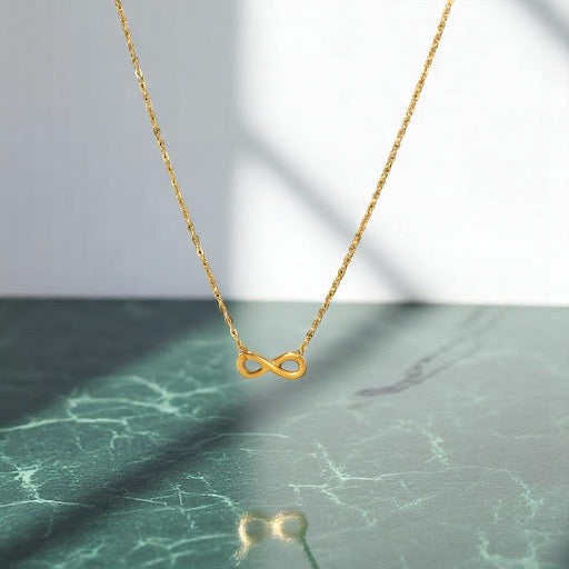 Infinity 18k Gold Plated Necklace
