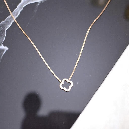 Clover 925 Sterling Silver Necklace