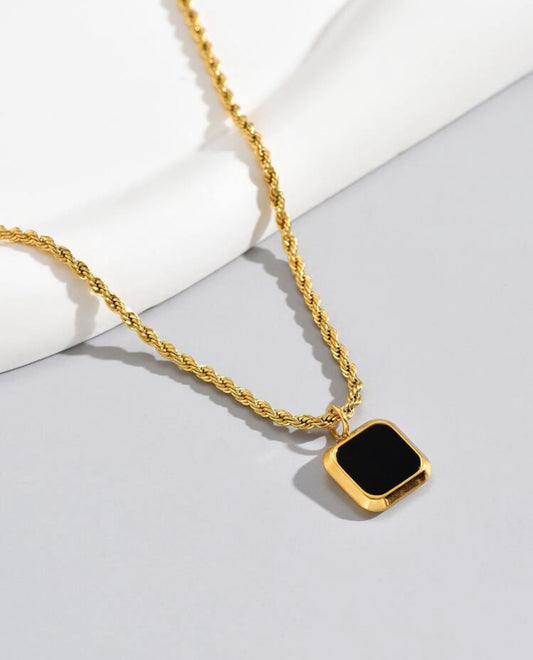 Men in Black 18k Gold Plated Necklace