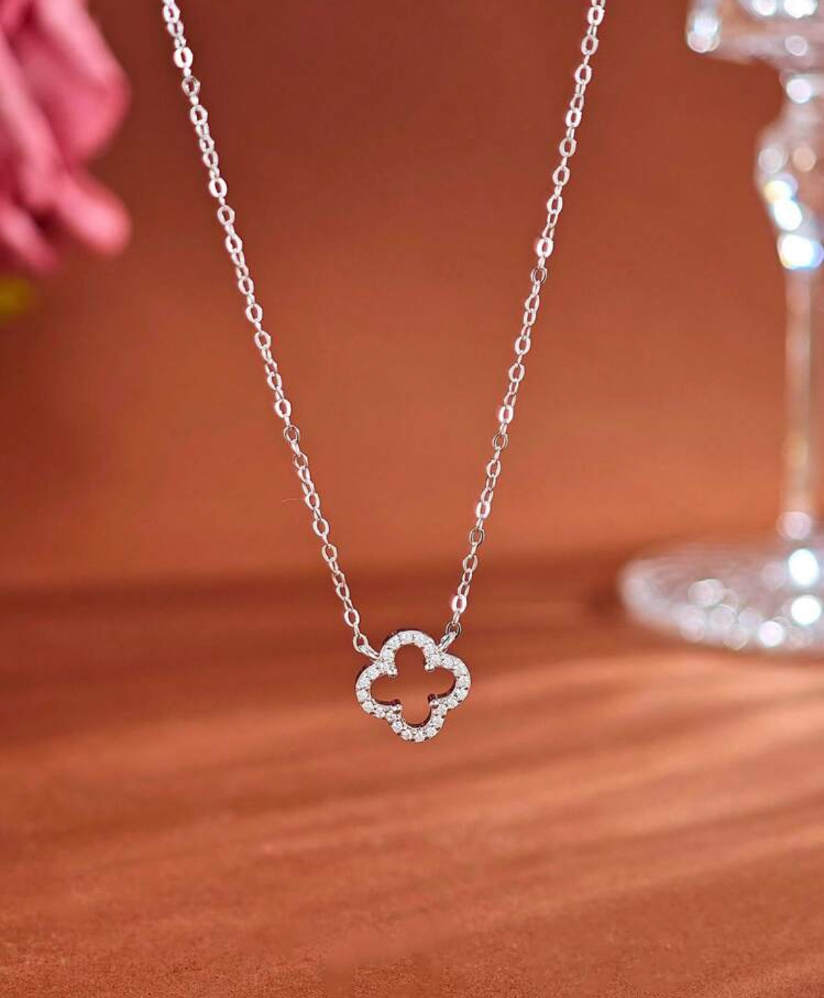 Clover 925 Sterling Silver Necklace