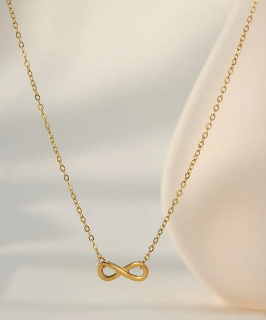 Infinity 18k Gold Plated Necklace