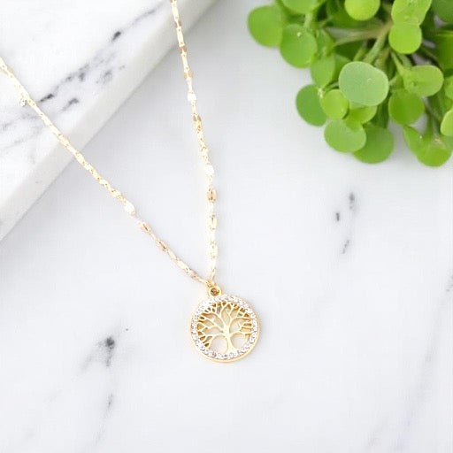 Evergreen 18k Gold Plated Necklace